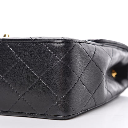 Chanel Lambskin Quilted Mini Square Flap Bag Black 13 of 13