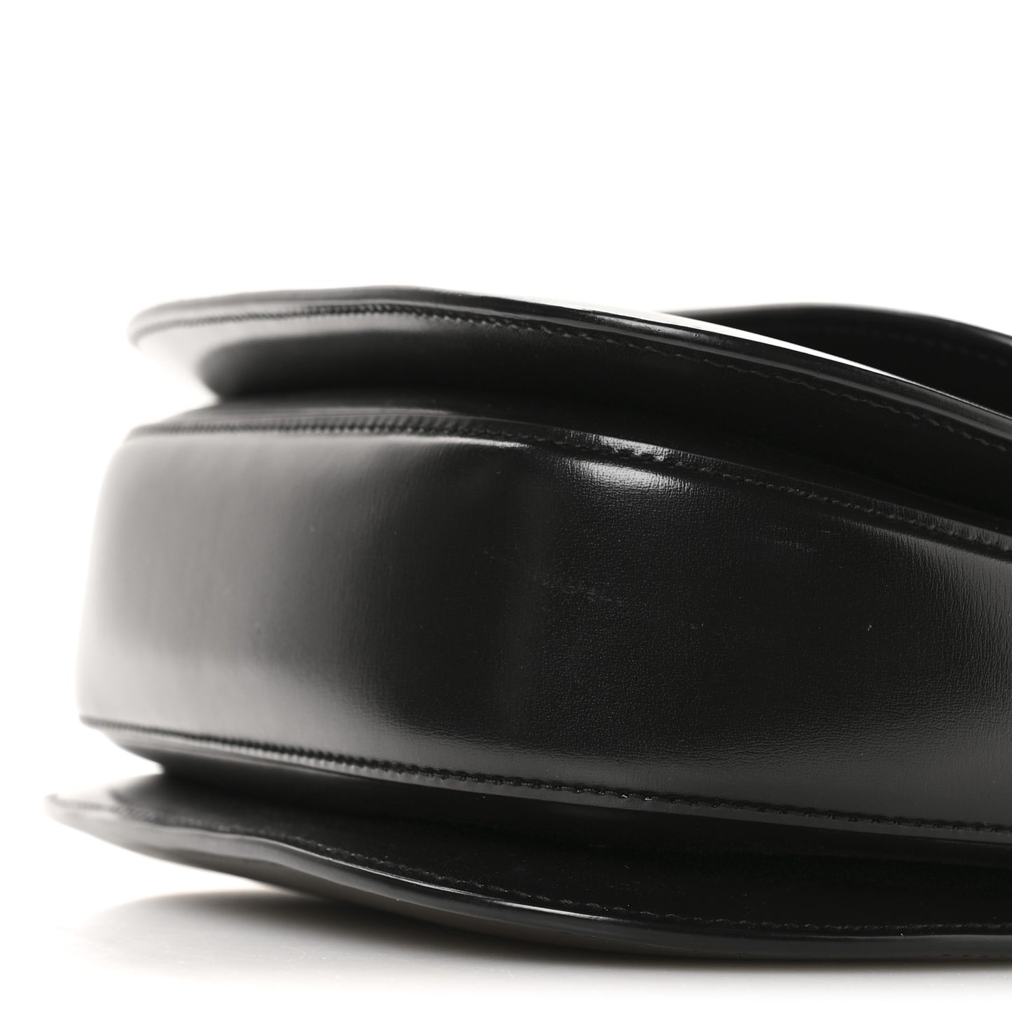 Boarded Dyana Lux Calfskin Web Monochrome Small Bamboo 1947 Top Handle Bag Black