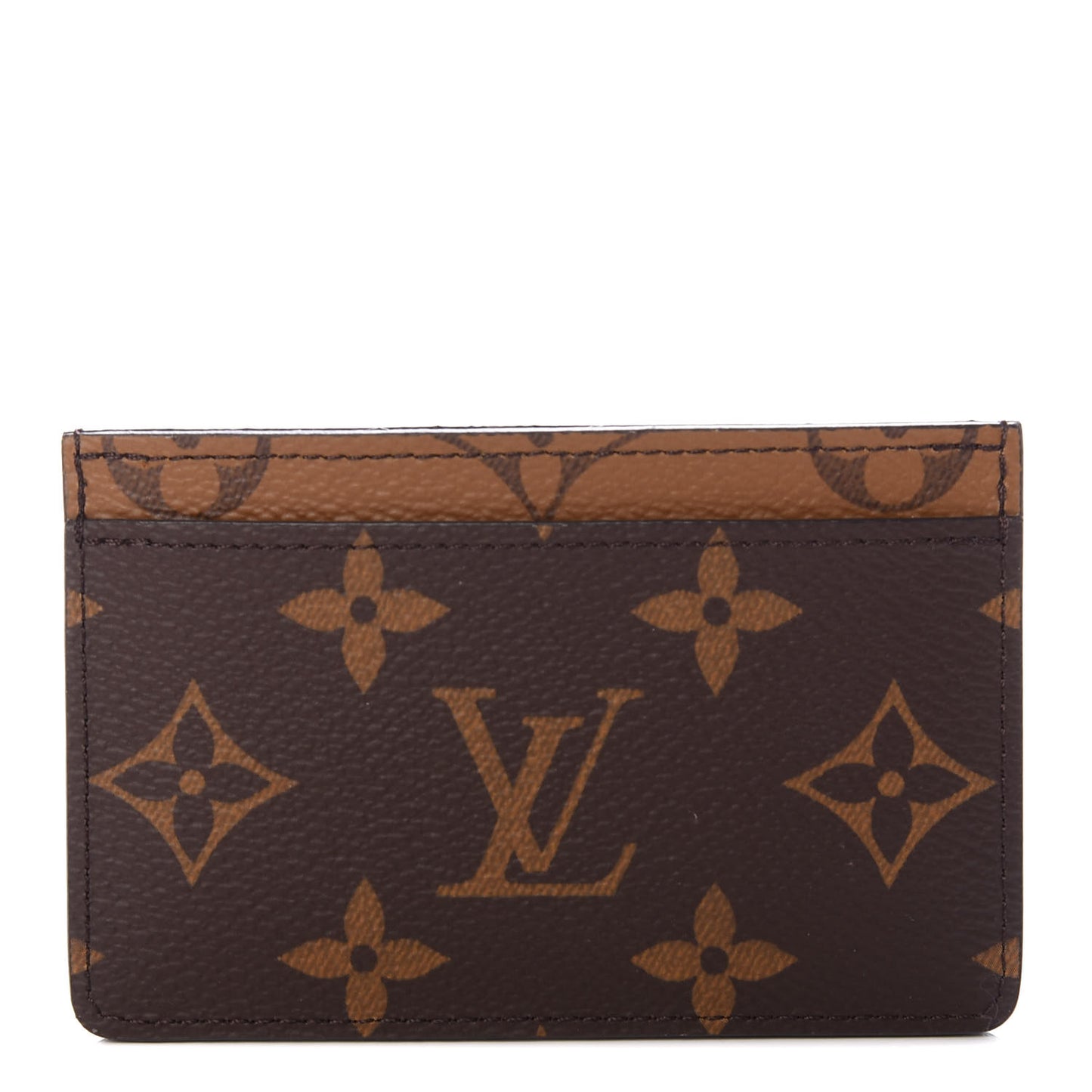 Reverse Monogram Card Holder