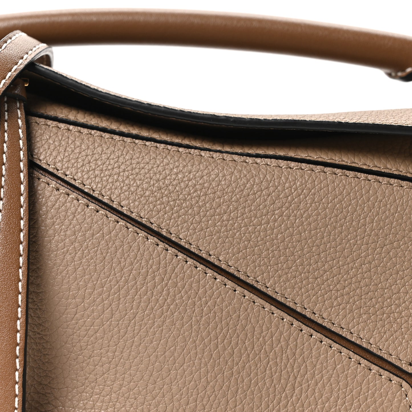 Calfskin Mini Puzzle Bag Sand Mink