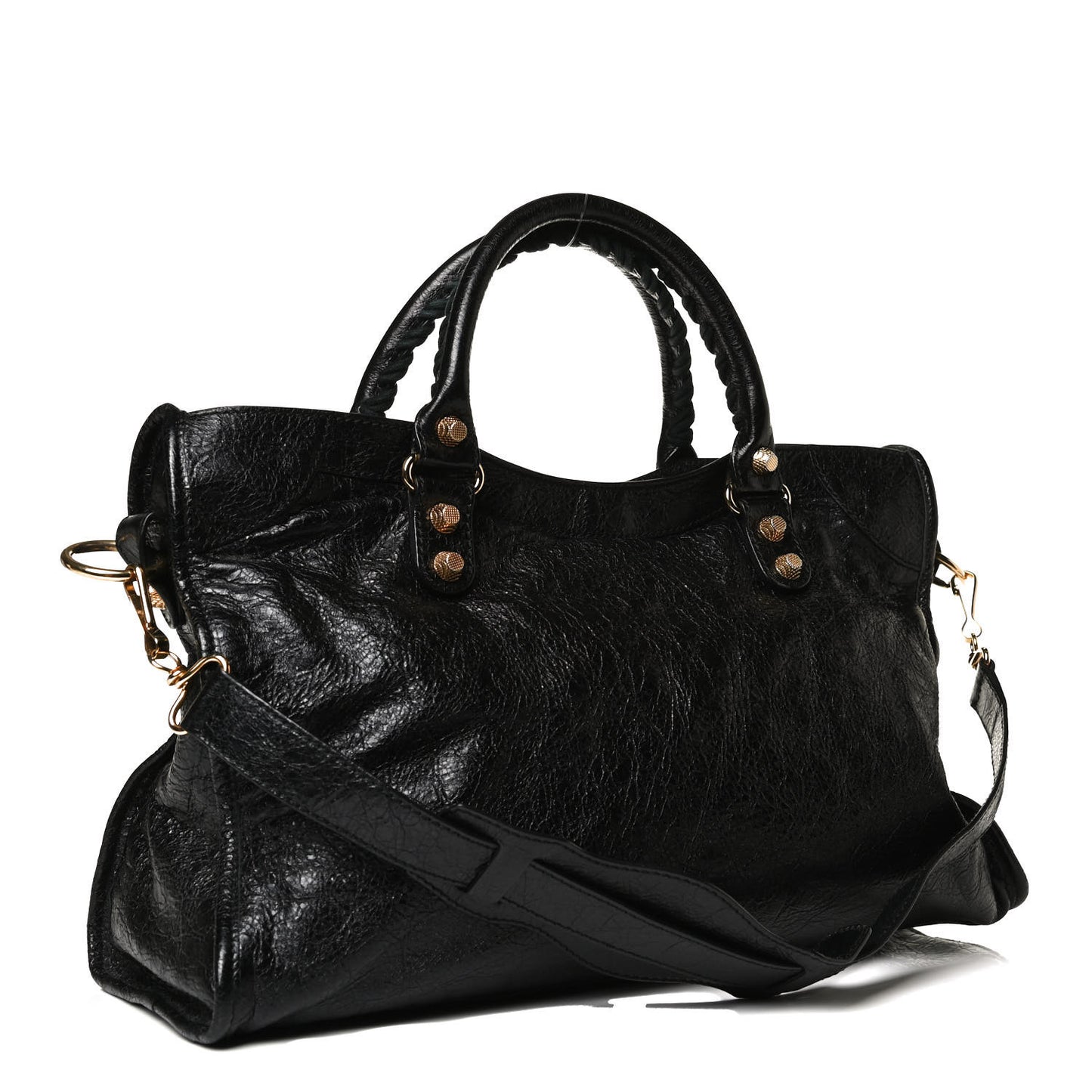 Agneau Giant 12 Gold Hardware City Black