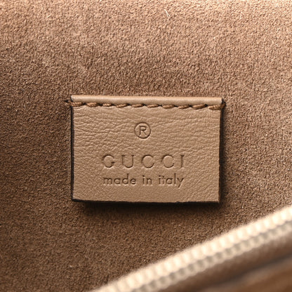Gucci GG Supreme Monogram Bee Embroidered Medium Dionysus Shoulder Bag Taupe 6 of 14