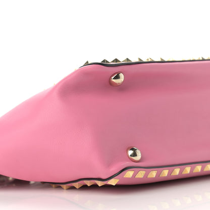 Valentino Garavani Vitello Small Rockstud Tote Ninphea 7 of 10