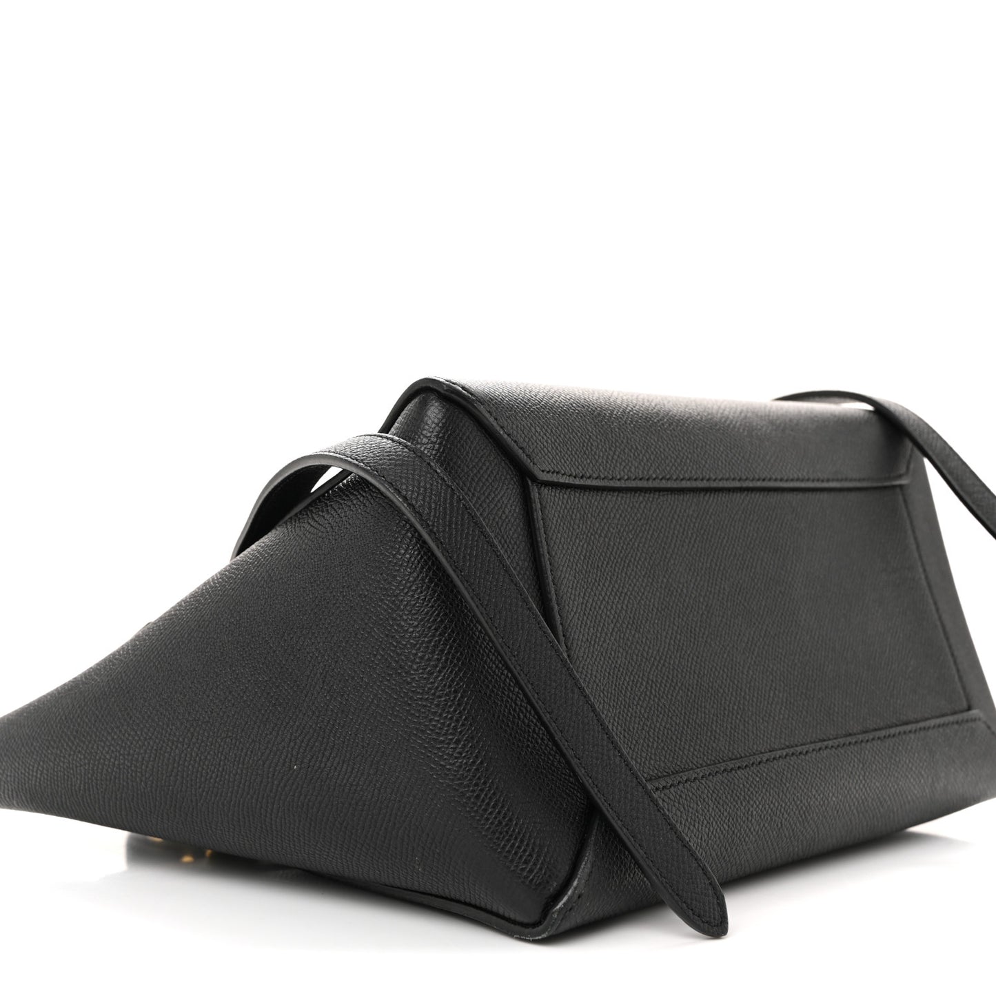 Grained Calfskin Micro Belt Bag Black