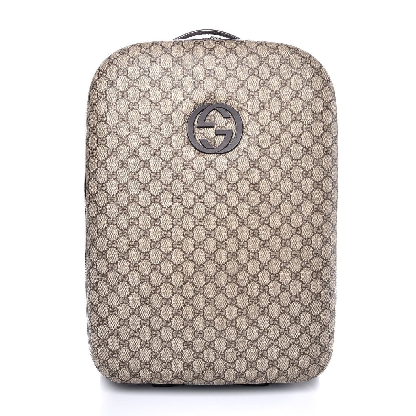 GG Plus Monogram Small Interlocking G Trolley Brown