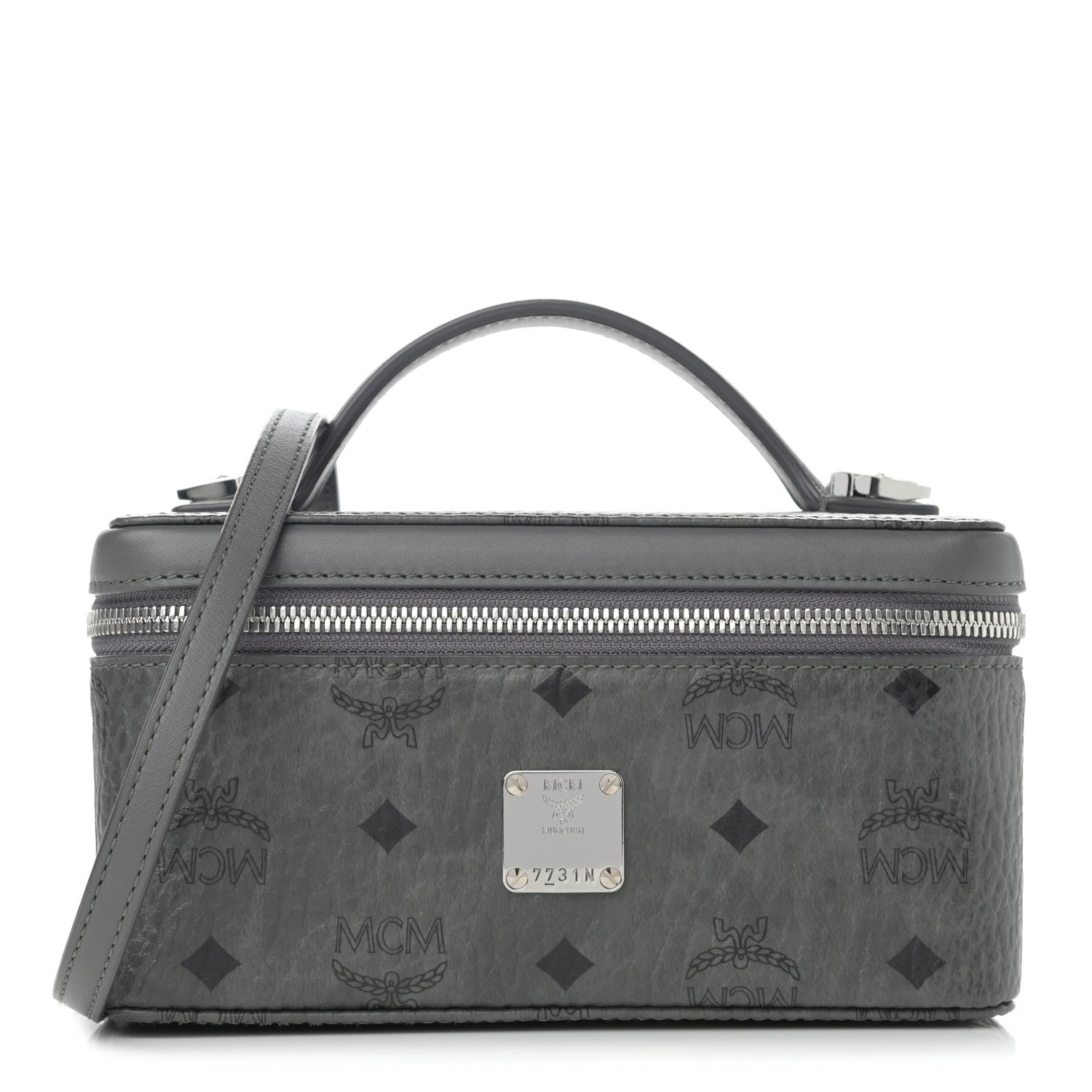 MCM Visetos Vanity Case Grey 1 of 9