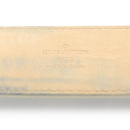 Louis Vuitton Damier Azur LV Initiales Belt 90 36 2 of 5