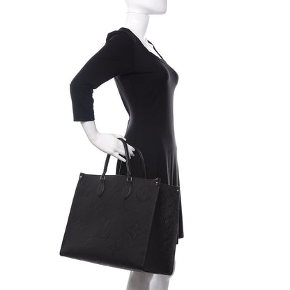Louis Vuitton Empreinte Monogram Giant Onthego GM Black 2 of 11