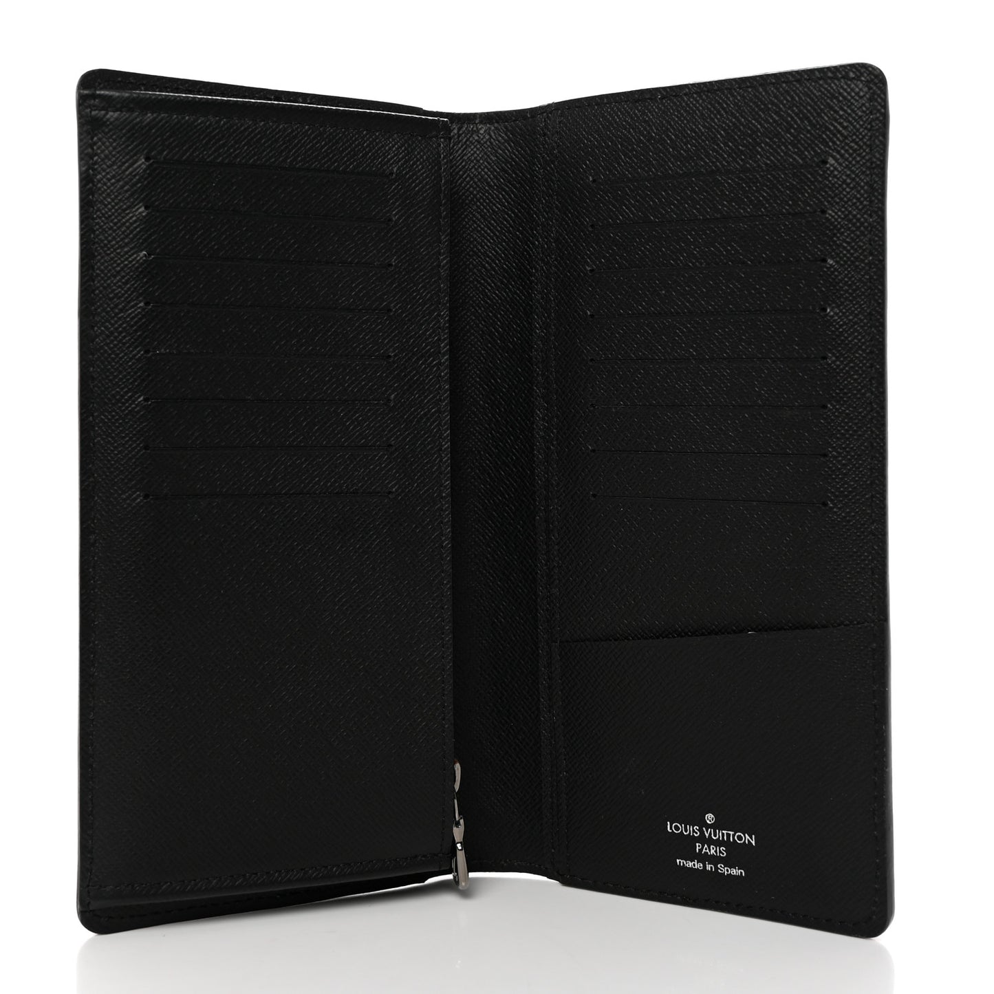 Monogram Eclipse Split Brazza Wallet Silver