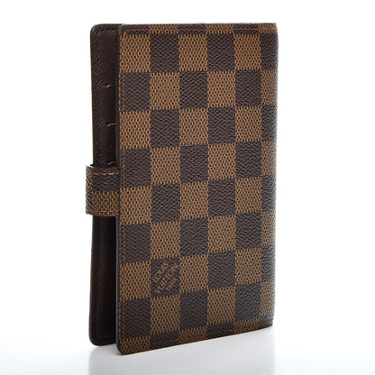 Louis Vuitton Damier Ebene Small Ring Agenda Cover 2 of 7