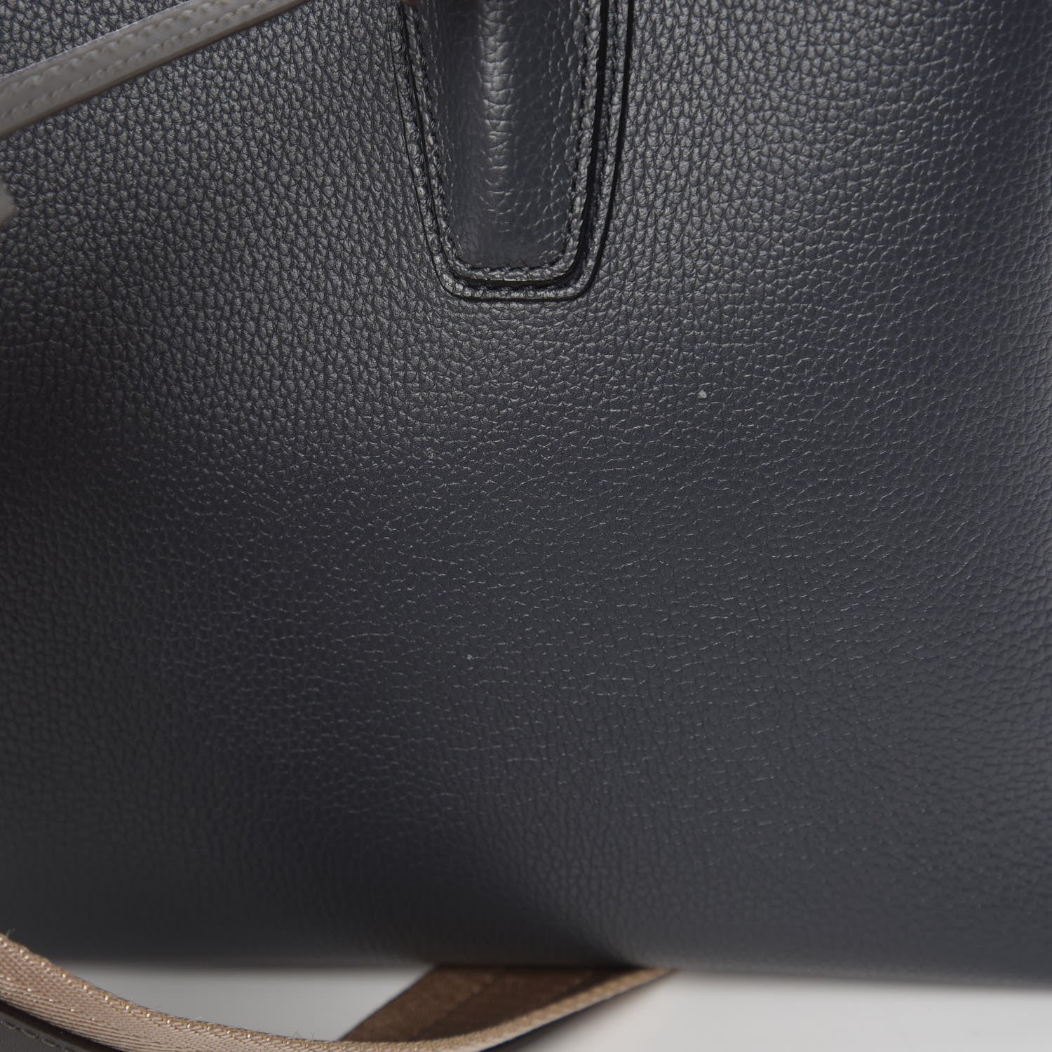 MCM Grained Calfskin Medium Milla Tote Phantom Grey 10 of 12