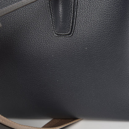 MCM Grained Calfskin Medium Milla Tote Phantom Grey 10 of 12