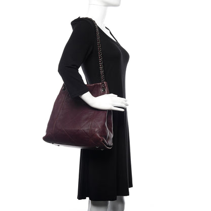 Chanel Lambskin Soft Touch Shoulder Bag Prune 2 of 10