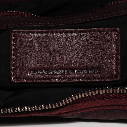 Alexander Wang Washed Lambskin Jane Shoulder Bag Burgundy 5 of 9