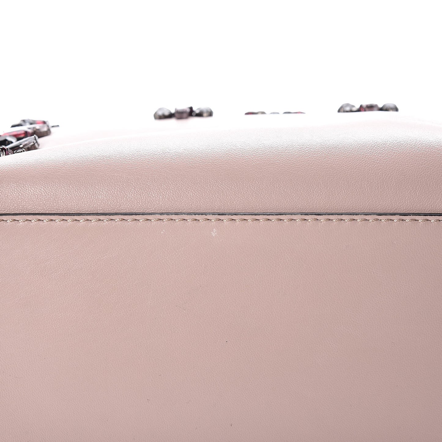 Nappa Crystal B Diamond Tote Light Pink