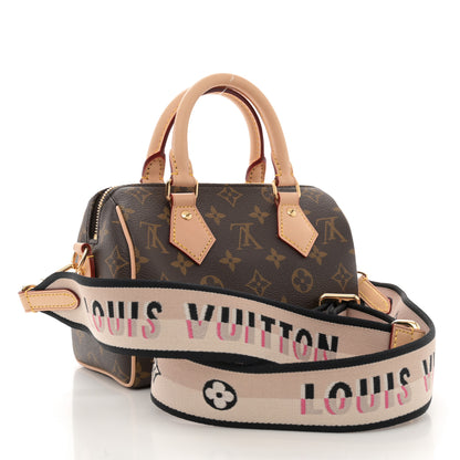 Louis Vuitton Monogram Speedy Bandouliere 20 Black 3 of 9