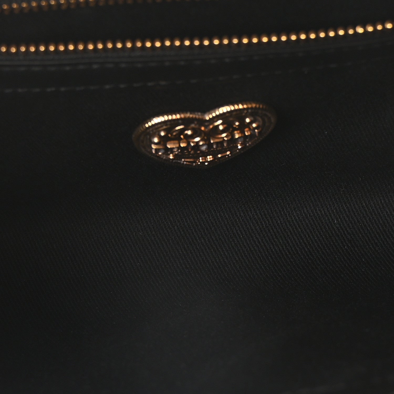 Dolce & Gabbana Metallic Nappa Quilted Medium Devotion Crossbody Bag Gold 5 of 10