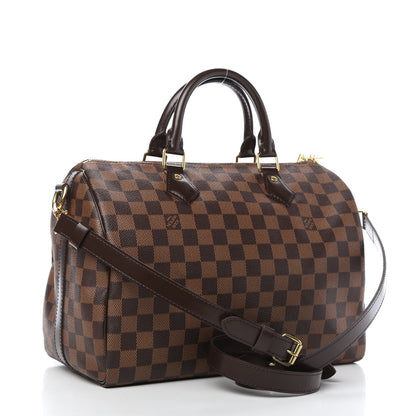 Louis Vuitton Damier Ebene Speedy Bandouliere 30 3 of 11