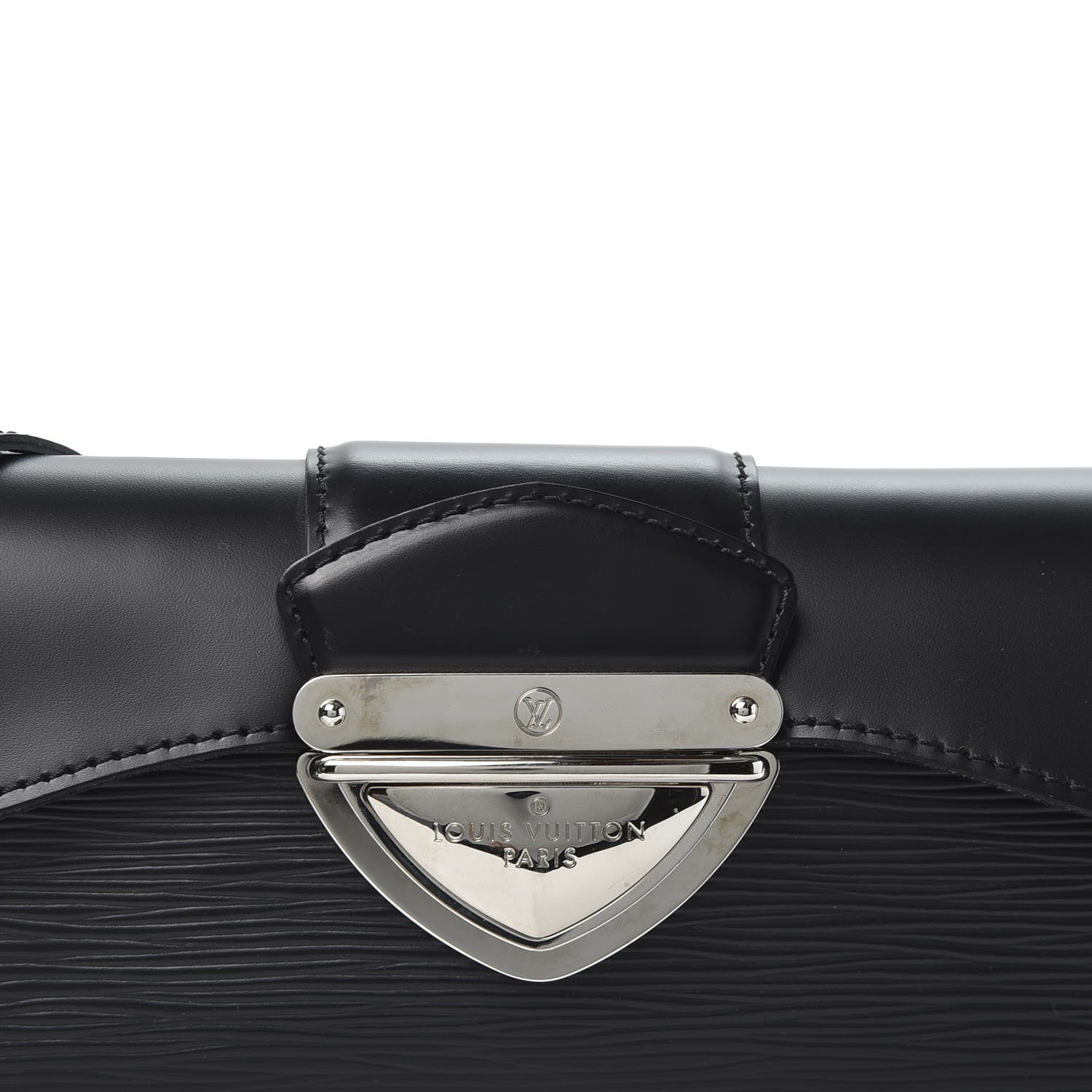 Louis Vuitton Epi Montaigne Clutch Black 9 of 9