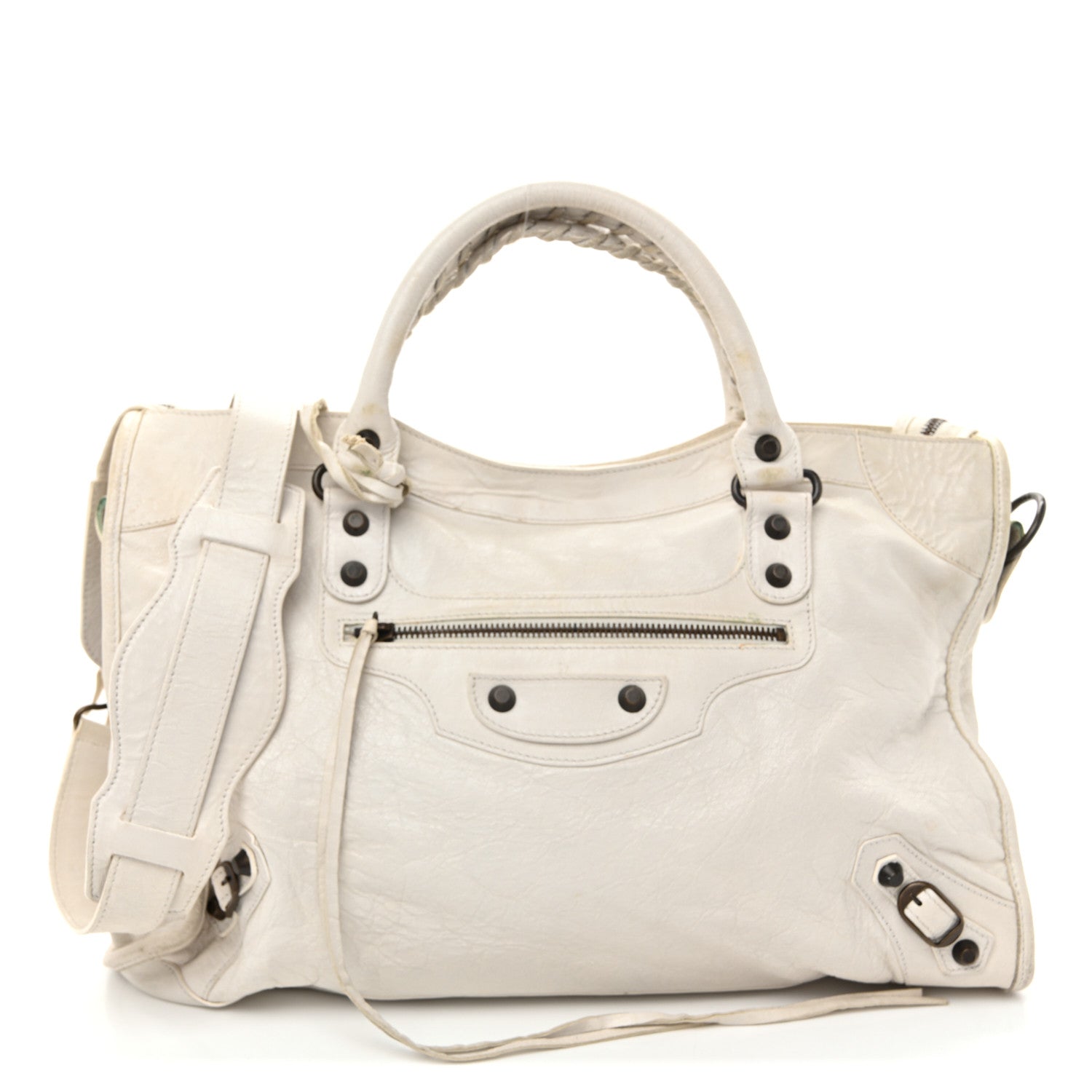 Balenciaga Agneau Classic Hardware City Ivory 1 of 13