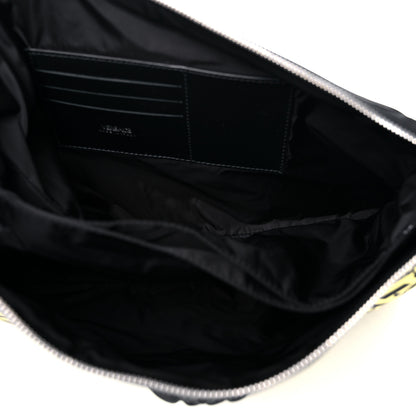 Versace Coated Canvas Calfskin La Greca Signature Shoulder Bag Multicolor 5 of 12