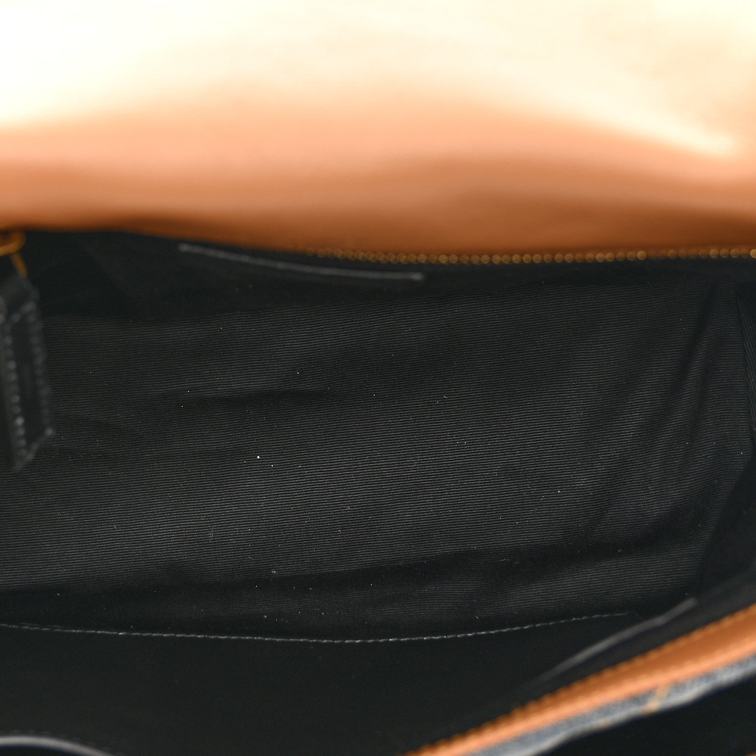Saint Laurent Denim Suede Monogram Medium Niki Chain Satchel Blue Cinnamon 6 of 10