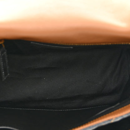 Saint Laurent Denim Suede Monogram Medium Niki Chain Satchel Blue Cinnamon 6 of 10