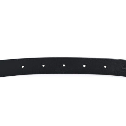 Louis Vuitton Calfskin Crystal Flower 20MM LV Initiales Belt 70 28 Black 4 of 4