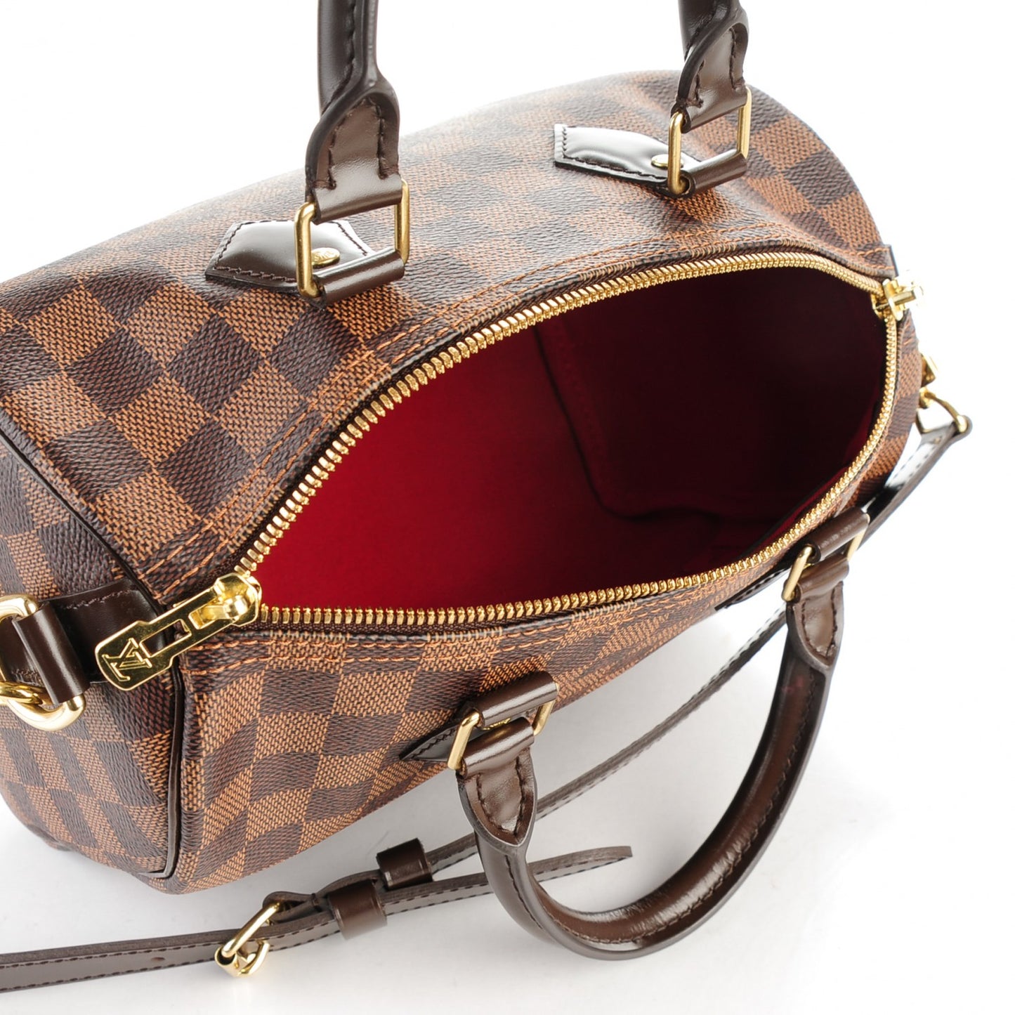 Damier Ebene Speedy Bandouliere 25