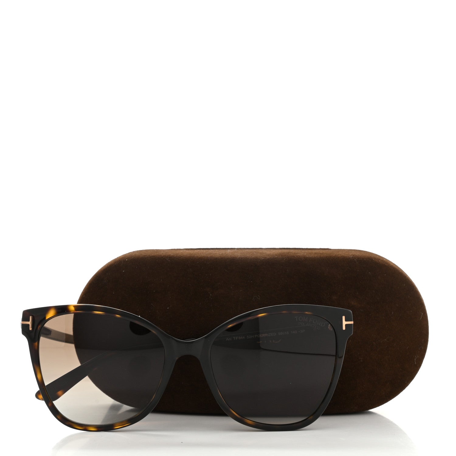 Tom Ford Acetate Polarized Ani Sunglasses TF844 Tortoise 9 of 9