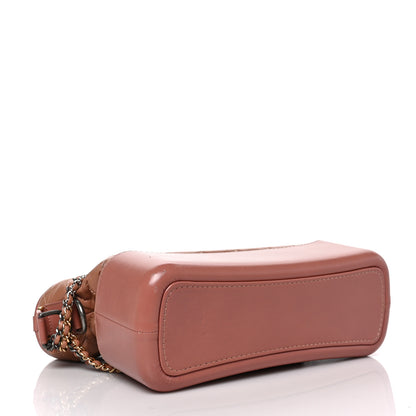 Chanel Aged Calfskin Quilted Medium Gabrielle Hobo Pink 4 of 8