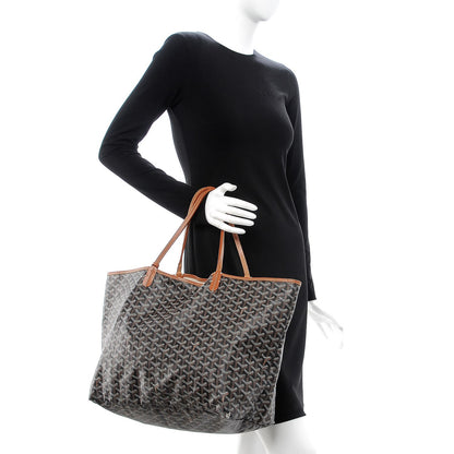 Goyard Goyardine Saint Louis GM Black Gold 2 of 22