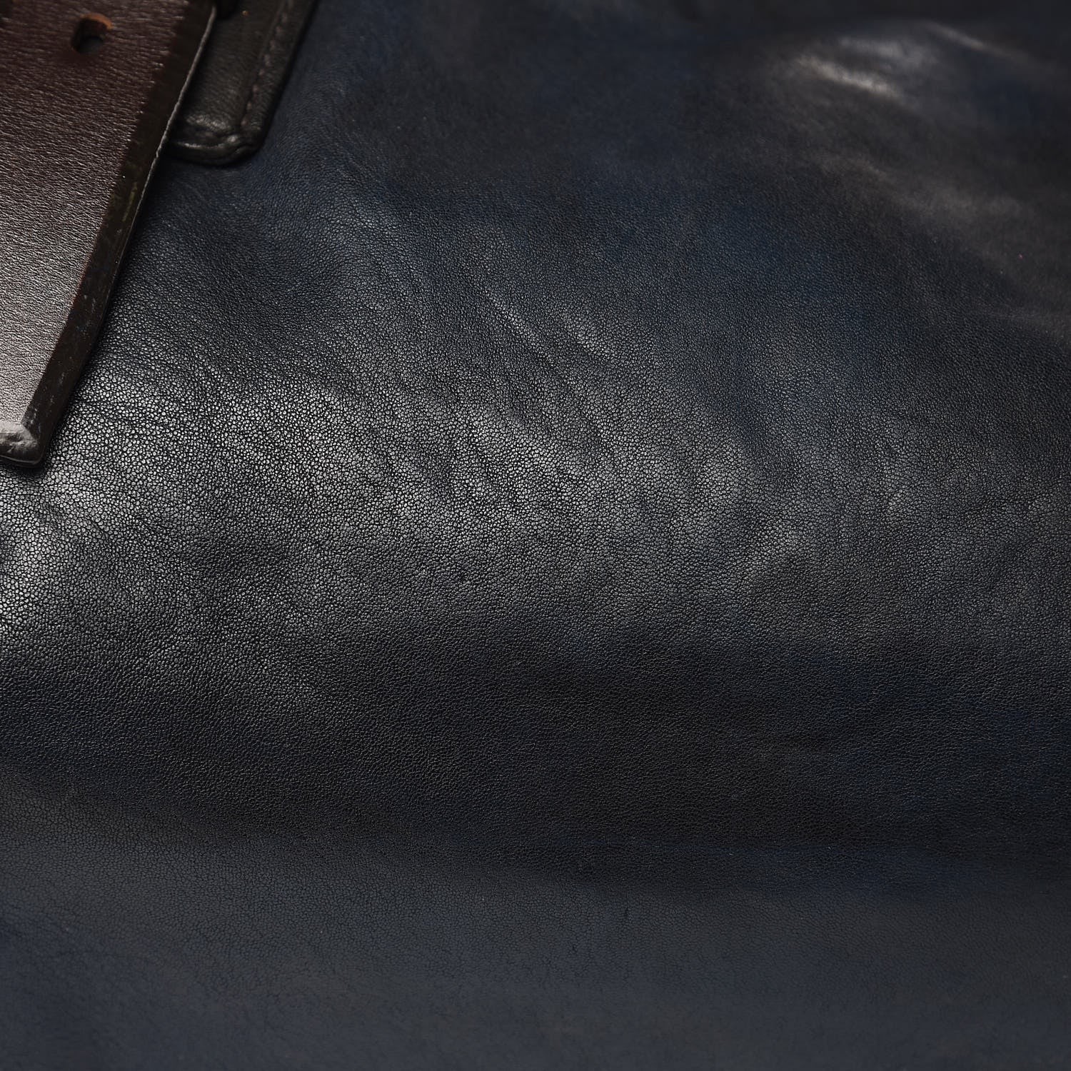 Prada Nappa Studded Aviator Shopping Tote Blue 19 of 19