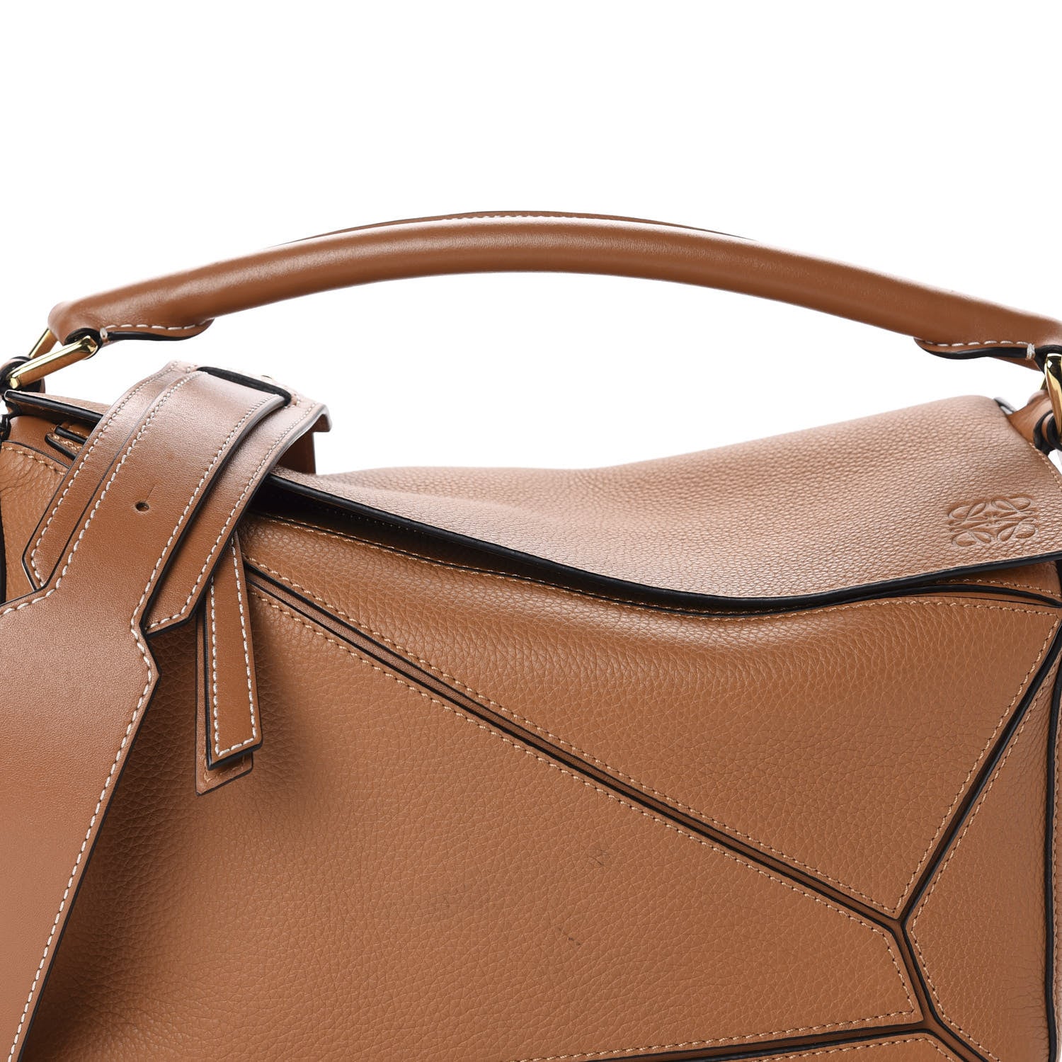 Loewe Calfskin Medium Puzzle Bag Tan 11 of 11