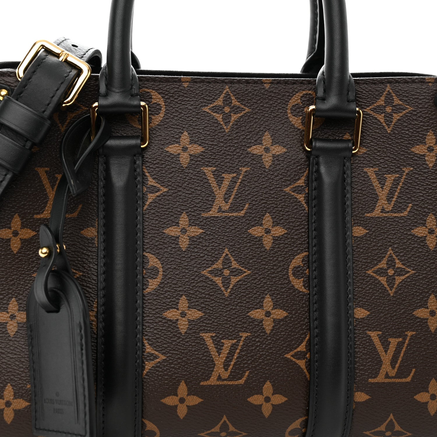 Louis Vuitton Monogram Soufflot BB Black 9 of 10