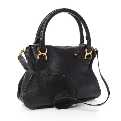 Chloe Calfskin Medium Marcie Satchel Black 3 of 10