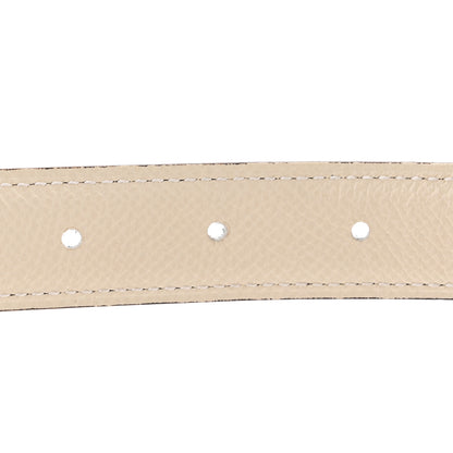 Hermes Swift Epsom 24mm Flot Belt 80 32 Black Craie 5 of 6