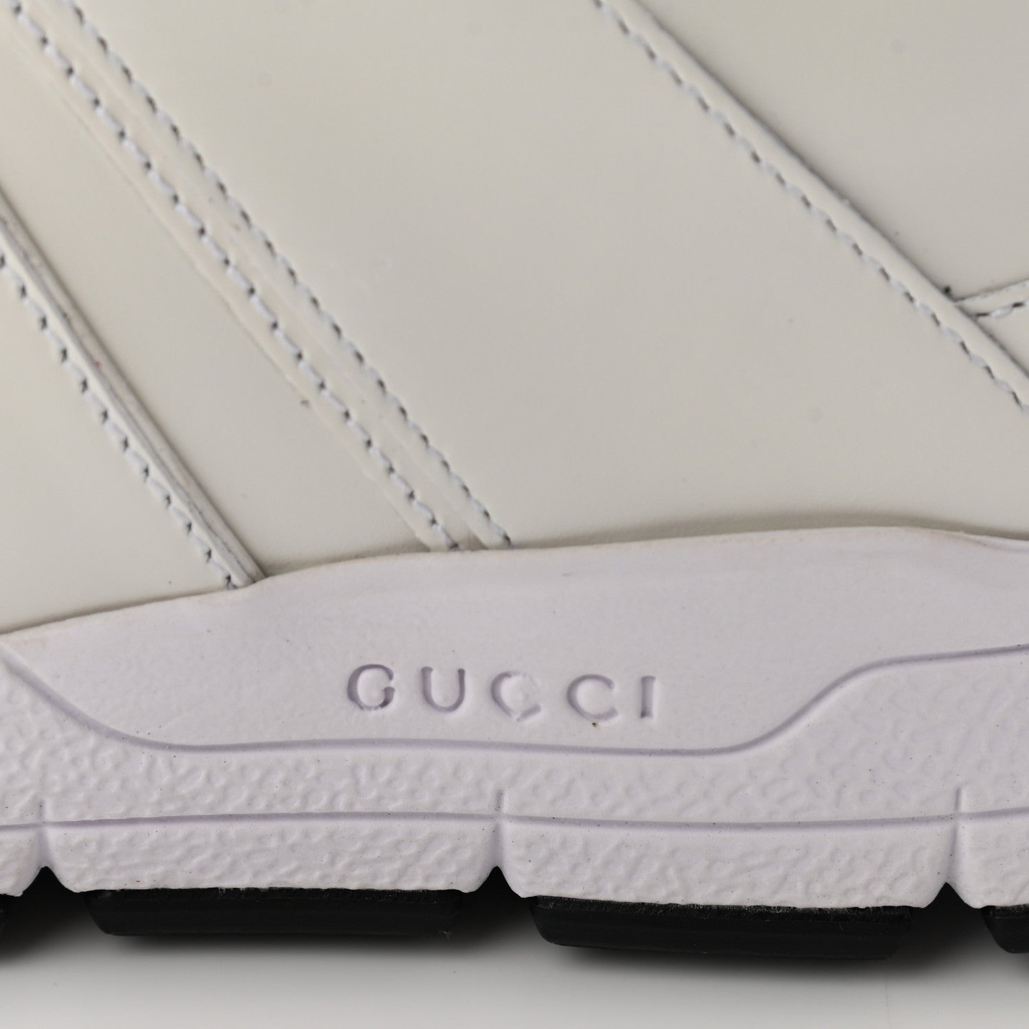 Gucci Calfskin Womens Interlocking G Sneakers 37 White 7 of 13