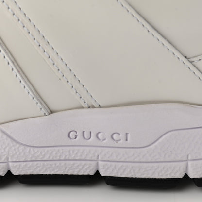 Gucci Calfskin Womens Interlocking G Sneakers 37 White 7 of 13