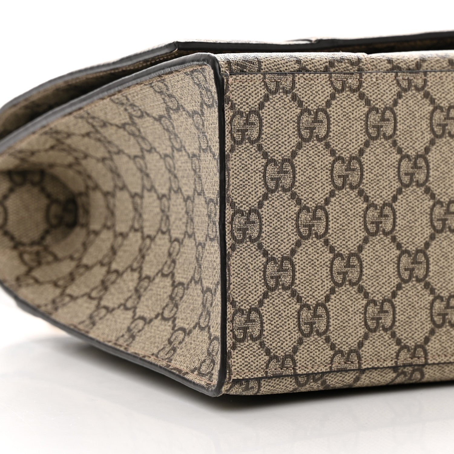 Balenciaga X GUCCI GG Supreme Monogram Medium Hourglass Top Handle Bag Beige Ebony 9 of 16