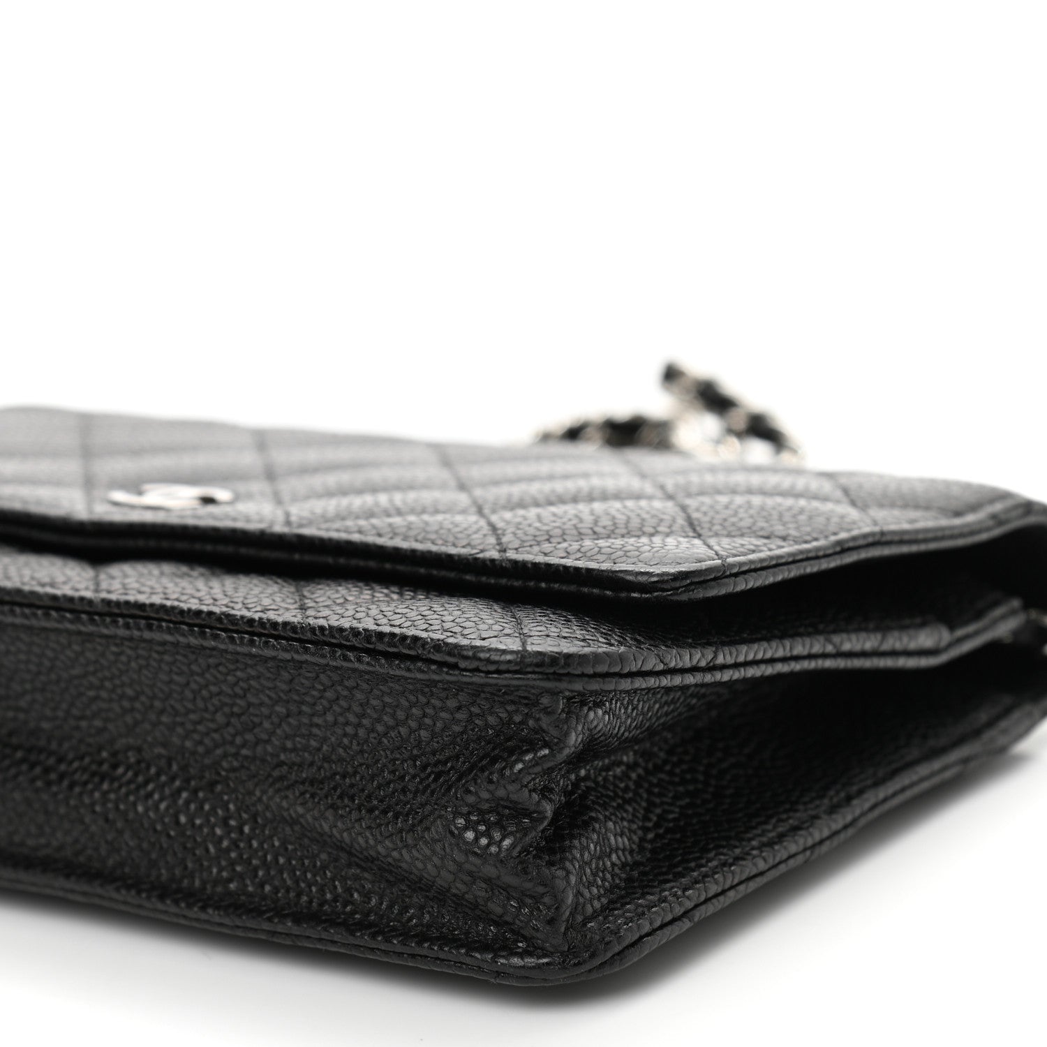 Chanel Caviar Quilted Wallet On Chain WOC Black 11 of 11