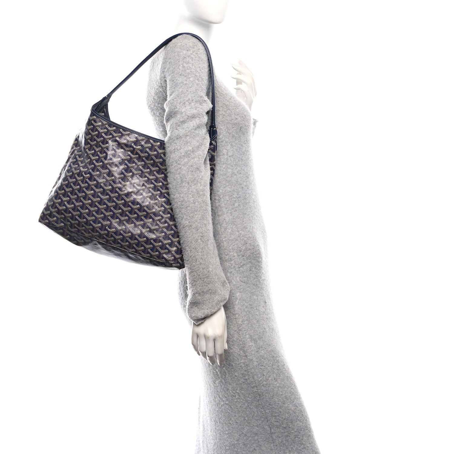 Goyard Goyardine Boheme Hobo Navy Blue 2 of 13