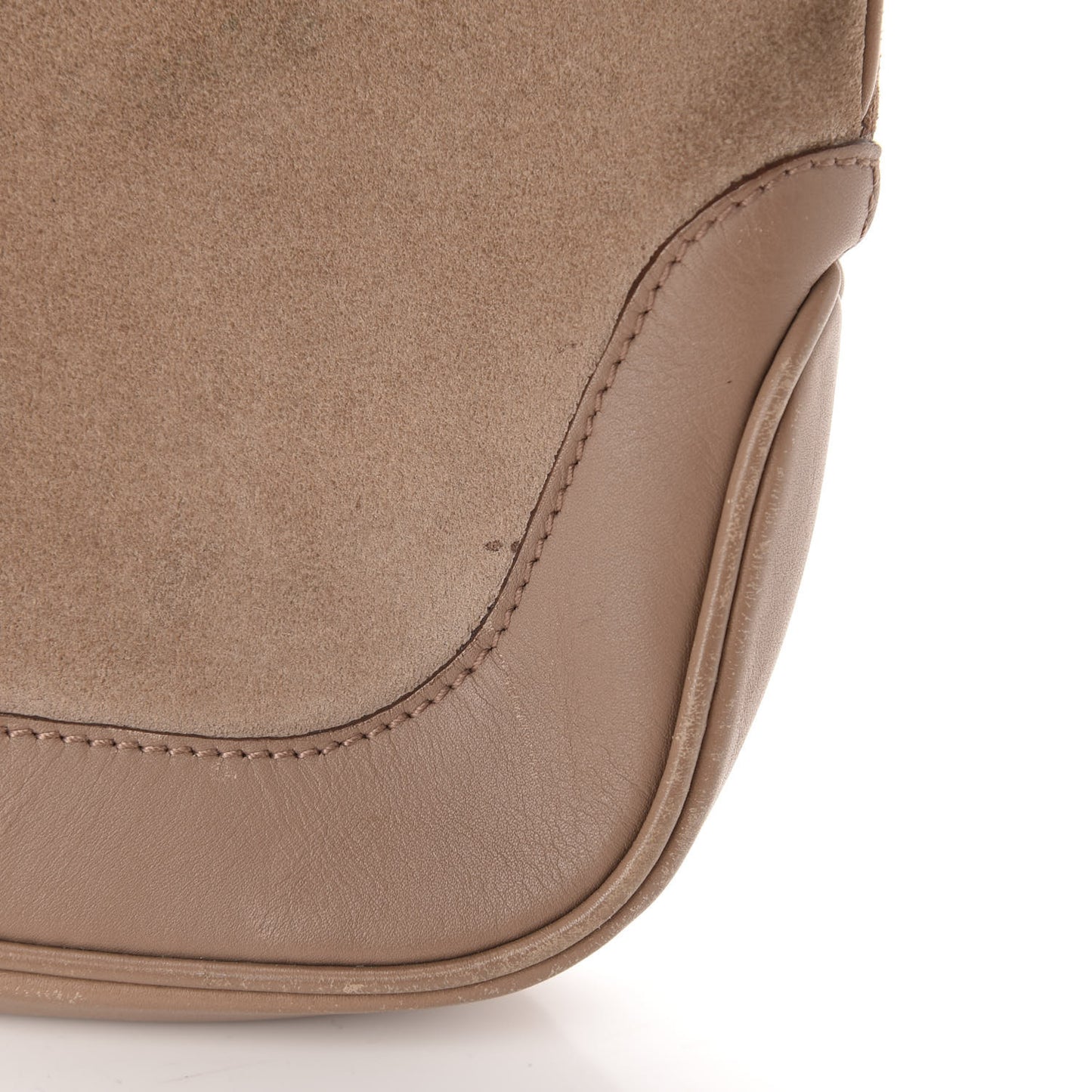 Suede Small Jackie O Hobo Tan
