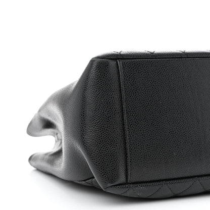 Chanel Caviar Quilted Grand Shopping Tote GST Black 9 of 11