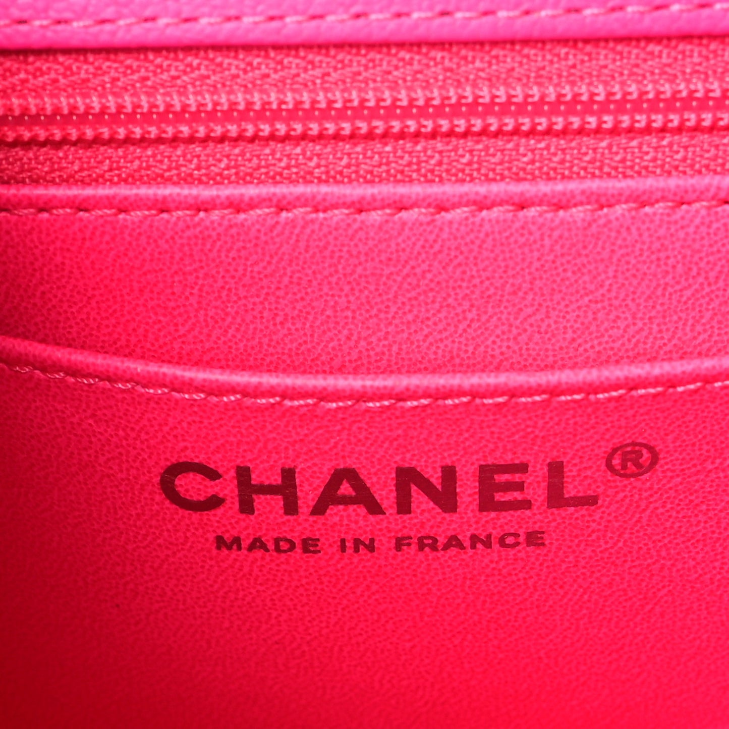 Goatskin Quilted 2.55 Reissue Mini Flap Fluorescent Pink