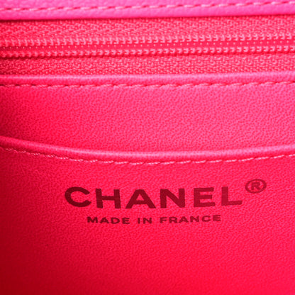 Chanel Goatskin Quilted 2.55 Reissue Mini Flap Fluorescent Pink 6 of 9