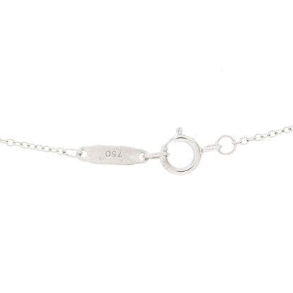 Tiffany 18K White Gold Diamond Metro Cross Pendant Necklace 6 of 6