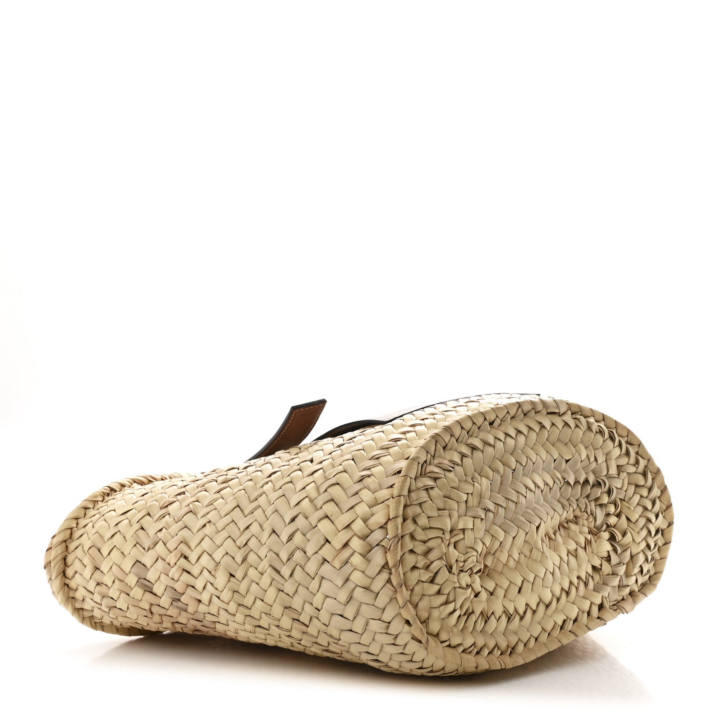 Raffia Basket Tote Bag Natural Tan