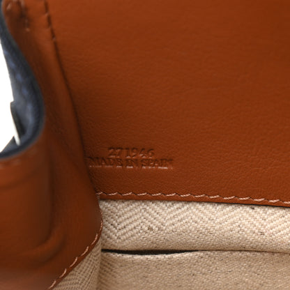 Loewe Calfskin Canvas Sailor Mini Hammock Shoulder Bag White Tan 7 of 10
