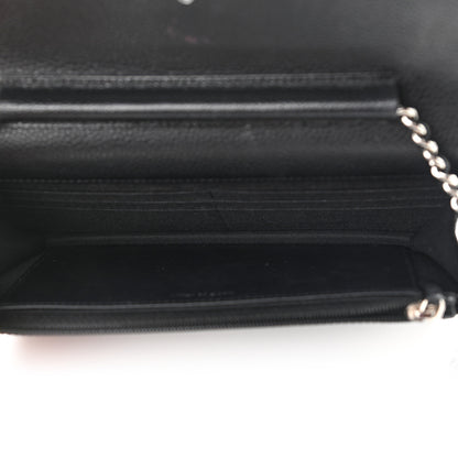 Chanel Caviar Quilted Wallet On Chain WOC Black 5 of 13